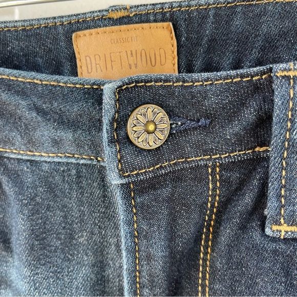 Driftwood Classic Fit Kelly Jeans Womens Blue Cotton Blend Denim Size 26 - Picture 5 of 8